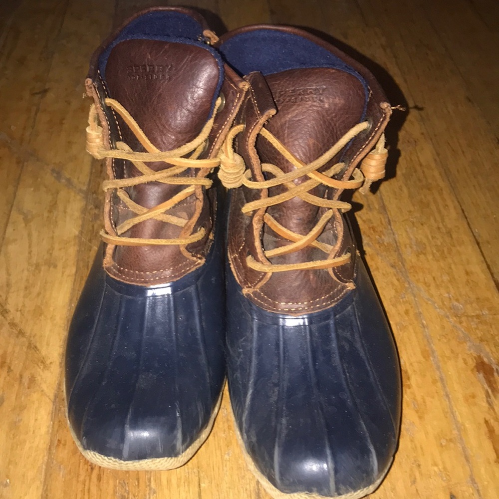 Sperry fleece lined rain boots